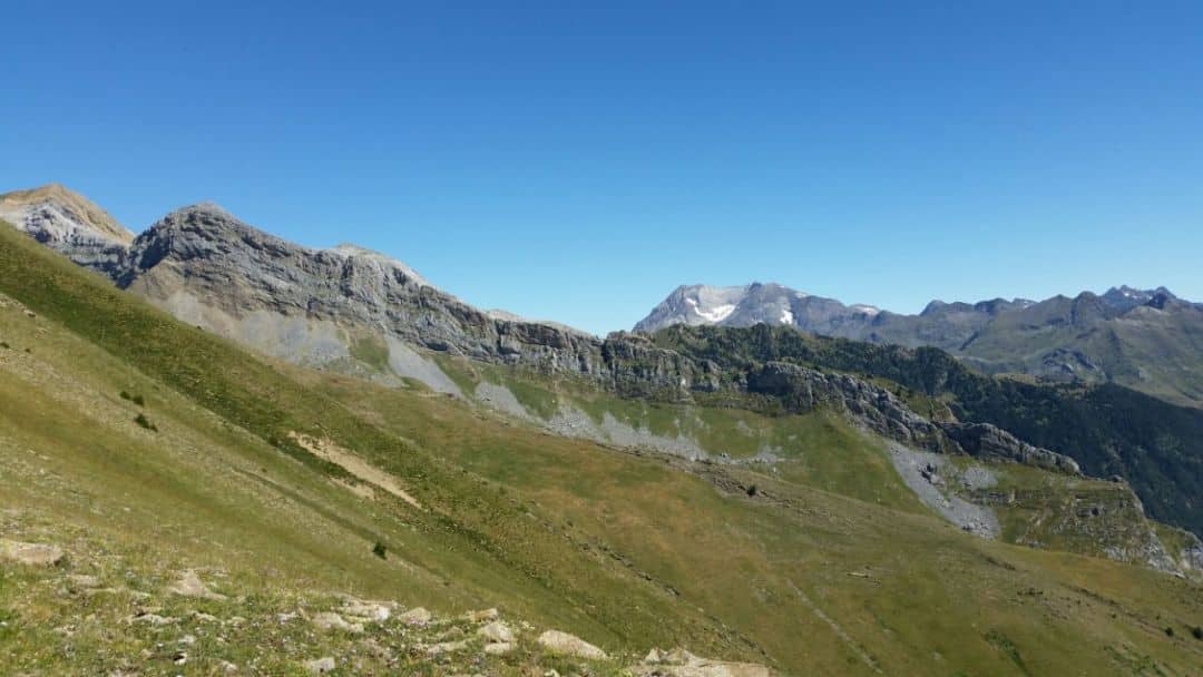 Paisaje del Parque Nacional de Ordesa desde la ruta del Cebollar en 4x4